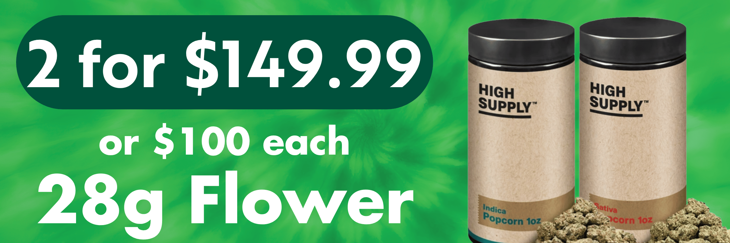 Villa Park, IL | Green Releaf Dispensary | 28g Flower 2 for $149.99 or $100each