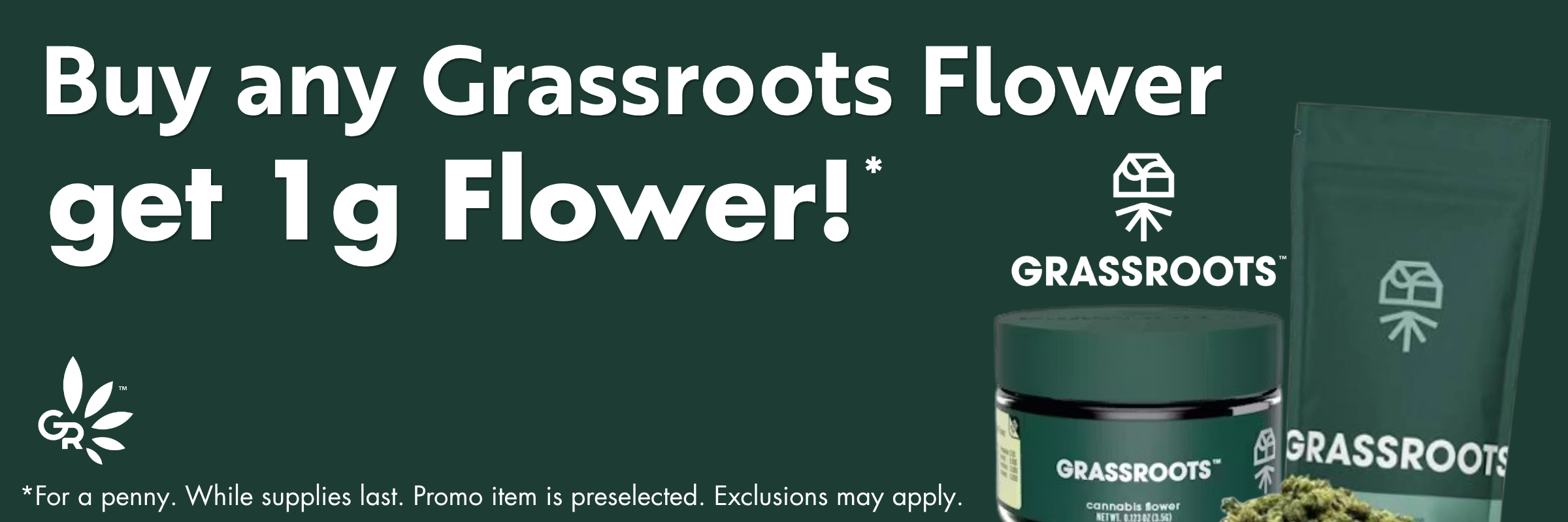 Villa Park, IL | Green Releaf Dispensary | Buy Grassroots get 1g Flower
