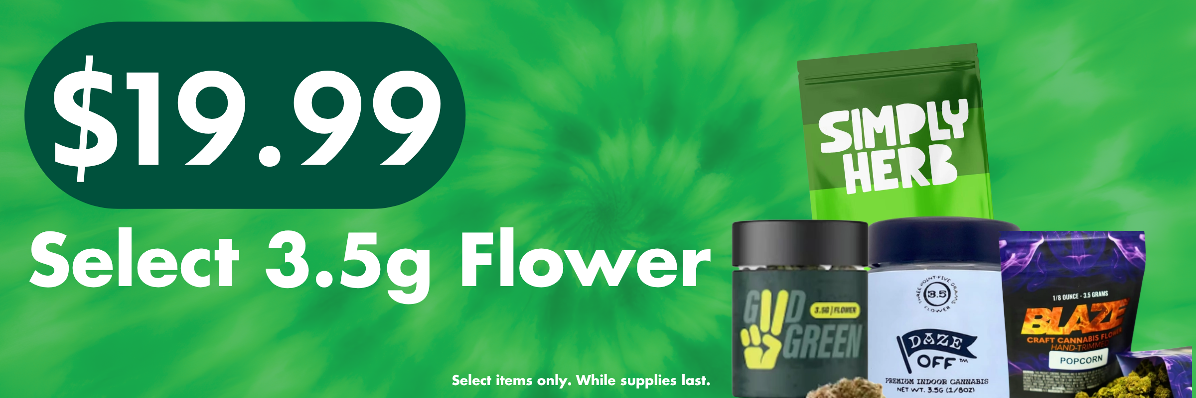 Villa Park, IL | Green Releaf Dispensary | Select 3.5g Flower $19.99