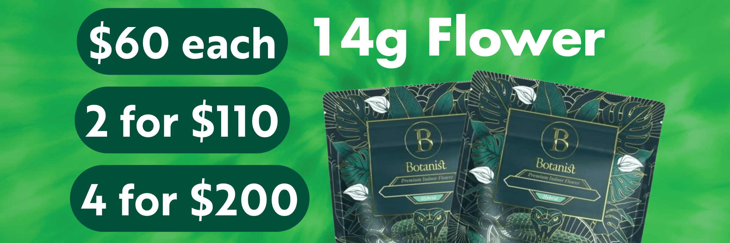 Villa Park, IL | Green Releaf Dispensary | Buy more save more Botanist 14g