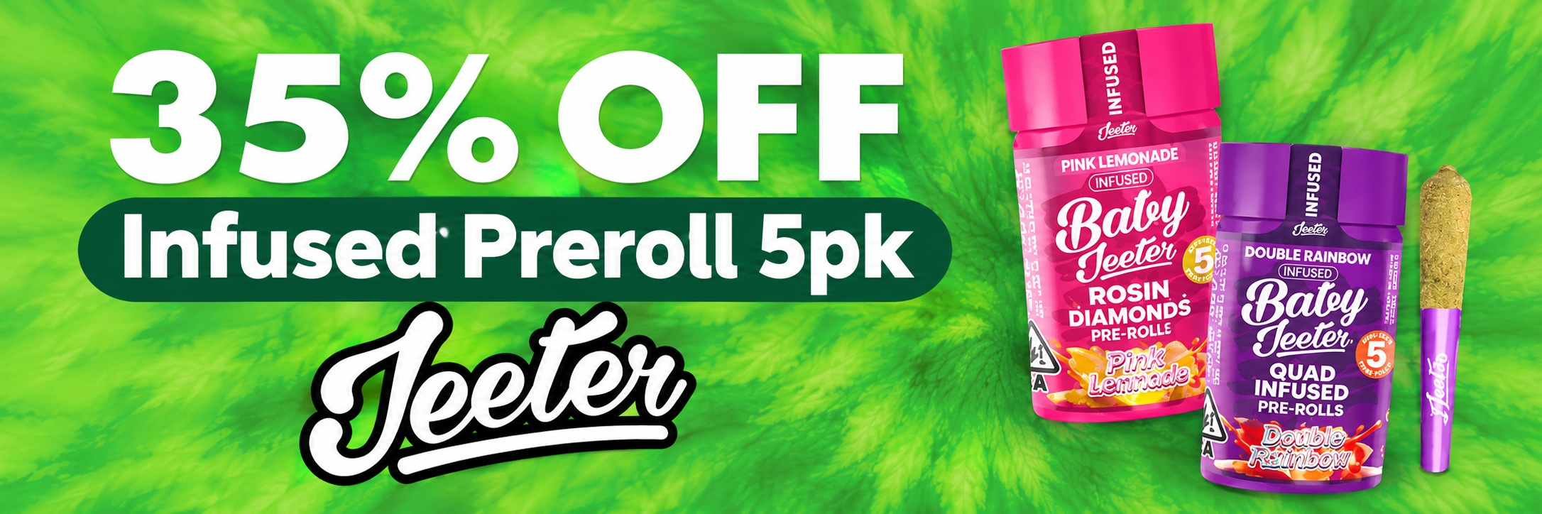 Villa Park, IL | Green Releaf Dispensary | 35% Off Select Jeeter Packs