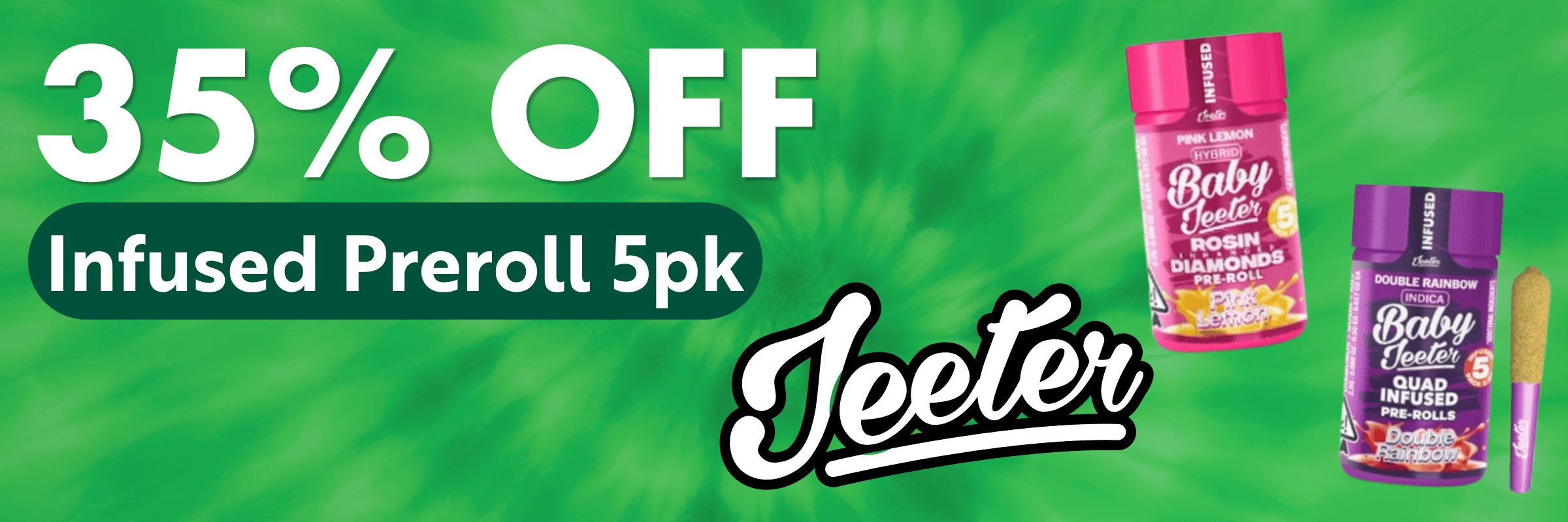 Villa Park, IL | Green Releaf Dispensary | 35% off Jeeter 5pks