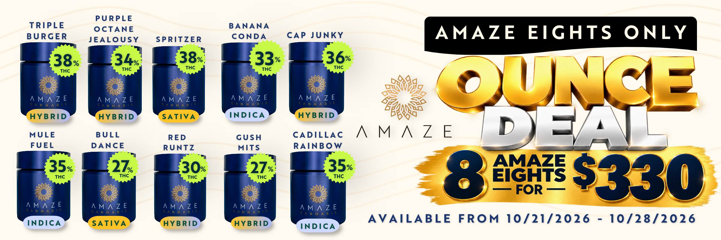 Richmond, KY | Green Releaf Dispensary | AMAZE OUNCE DEAL